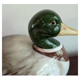 Vintage Ceramic Duck Cookie Jar and Wall Plaques