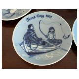 Assorted Vintage Porsgrund Dishes