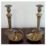 Decorative Brass Candleholders