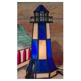 Variety of Stained Glass Light Up Houses