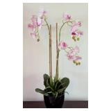 Large Faux Potted Orchid Plant