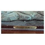 Large Eagle and Lion Resin Figurines