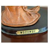 Large Eagle and Lion Resin Figurines