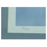 Framed Kevin Daniel Winter Cardinals Print