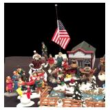 Huge Lot of Nostalgic Figurines for Christmas Scene