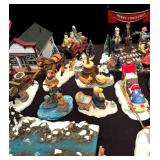 Huge Lot of Nostalgic Figurines for Christmas Scene