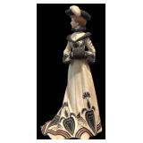 1984 Porcelain Lenox "Tea at The Ritz" Victorian Lady Figurine