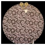 Two Jade Coral Elements Circular Wall Plaques and Coral Bonsai Tree