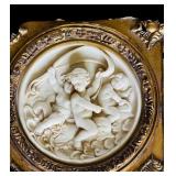 Pair of Vintage Cast Plaques