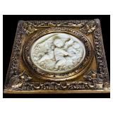 Pair of Vintage Cast Plaques