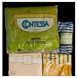 New Linens including some Vintage Linens