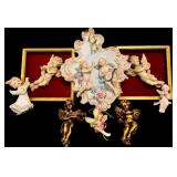 Assorted Vintage Decorative Angel Figurines