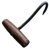 Vintage Metal Ice Grabbers and Metal Hook