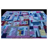 Beautiful Vintage Two Sided Quilt