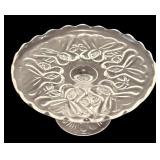 Vintage Glass Pedestal Cake Plates, Vintage Fostoria Liberty Bell Bowl and More