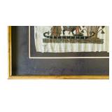 Pair of Vintage Egyptian Prints on Papyrus