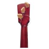 Vintage Russian Balalaika Folk Guitar Hand Paint Lacquerware