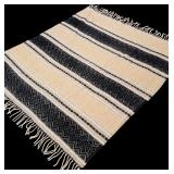 Vintage Fariboult Woolen Mill Co / Magnificent Farbo Blanket Fringed Throw / Robe Mesa