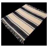 Vintage Fariboult Woolen Mill Co / Magnificent Farbo Blanket Fringed Throw / Robe Mesa