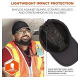 NEW Ergodyne Skullerz 8947 Lightweight Baseball Hat and Bump Cap Insert - Black, Small