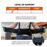 NEW Ergodyne ProFlex 1650 Elastic Back Support Brace - Black , 2XL