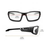 NEW 2 Pack of Ergodyne Skullerz ODIN Safety Glasses-Eye Protection Clear Lens Black Frame