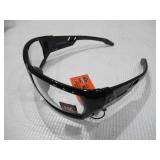 NEW 2 Pack of Ergodyne Skullerz ODIN Safety Glasses-Eye Protection Clear Lens Black Frame
