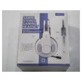 NEW Venom Sabre Universal Stereo Gaming Headset (PS4 / Xbox One / Switch / PC / Mac) (PS4) - White