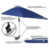 Versa-Brella XL by Sport-Brella All-Position Umbrella with Universal Clamp - Blue