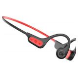 Dartwood Bone Conduction Headphones - Waterproof Wireless Bluetooth Open Ear with 16 GB Internal Storage (Black)