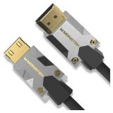 Monster M-Series Certified Premium HDMI Cable 2.0, Features 4K Ultra HD at 60Hz Refresh Rate, Duraflex Jacket, and Triple Layer Shielding, 22.5 Gbps - 4.9 ft