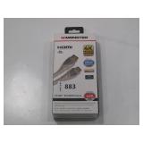 Monster HDMI Cable 4k Ultra HD with Ethernet - Corrosion-Resistant 24k Rose Gold Contacts and V-Grip Connection - HDMI Cable for PS3 and Computer Monitor - 4 FT