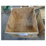 Two Large Wooden Boxes