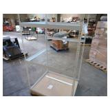 Adjustable White Metal Frame Built to Fit Onto Pallets - Perfect for Projects