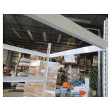 Adjustable White Metal Frame Built to Fit Onto Pallets - Perfect for Projects