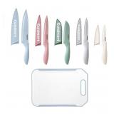 NEW Cuisinart 11-Piece Cutlery Set and Cutting Board - Pastels