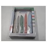 NEW Cuisinart 11-Piece Cutlery Set and Cutting Board - Pastels