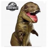 NEW Rubies Inflatable Dinosaur Costume For Adults, One Size Fits Most - Jurassic World T-Rex
