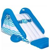 NEW WOW Sports Cascade Inflatable Pool Slide with Sprinkler - Blue
