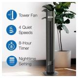 NEW Lasko 48" Space-Saving Performance Tower Fan (T48339)