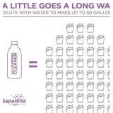 NEW 2 Pack of Sapadilla All Purpose Cleaners 25 oz Each - Sweet Lavender+Lime Scent