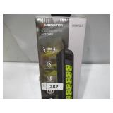 Monster Workshop Heavy-Duty Garage Power Strip Surge Protector - Mountable 7 Grounded AC Outlets with 4ft Angled Flat Plug - 1200 Joules - ETL Listed