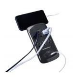 Monster 6-Outlet Wall Tap Surge Protector 1 USB-C 1 USB-A - Black