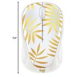 NEW Logitech M317C Wireless Mouse - White Floral