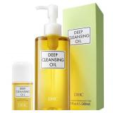 NEW DHC Deep Cleansing Oil Facial Cleanser (6.7 fl. oz. and 1 fl. oz.)