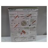 NEW Cuisinart 20-Piece Wooden Handle Grill Set