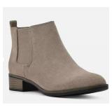 NEW White Mountain Ladies Ankle Boots Size 9 Taupe Suede