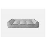 Kirkland Signature Bolster Duke Pet Bed, 46 × 36 in - Gray