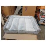 Kirkland Signature Bolster Duke Pet Bed, 46 × 36 in - Gray