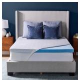 NEW Novaform Advanced Cooling Gel Memory Foam Mattress Topper - TWIN
